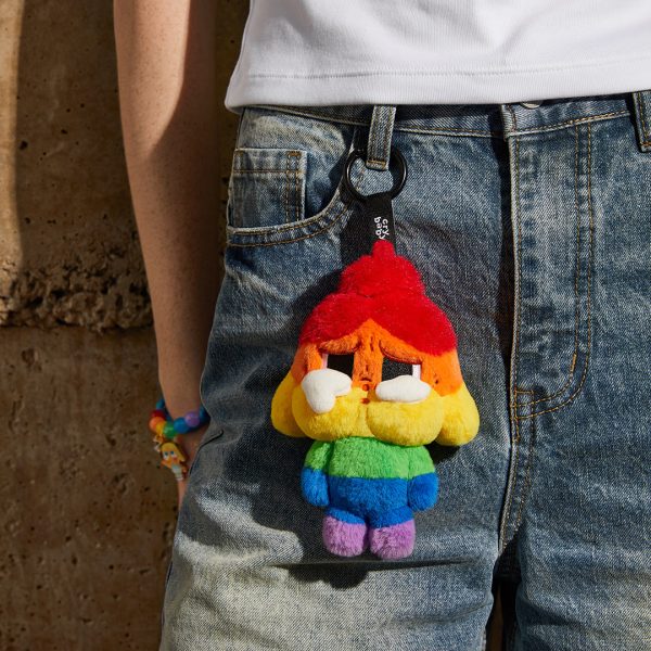 POP MART CRYBABY Cheer Up. Baby! Series Plush Doll Pendant - Image 3