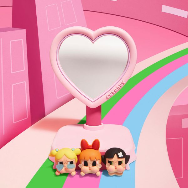 POP MART Crybaby × The Powerpuff Girls Series Phone Bracket/Handheld Mirror - Image 3