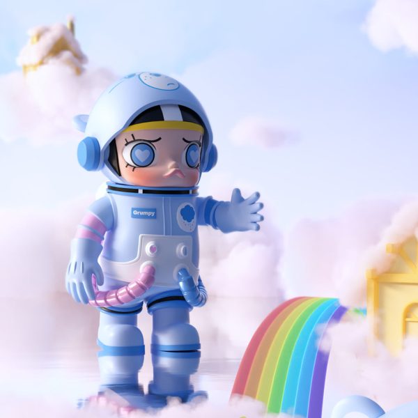 POP MART MEGA Space Molly 400%+100% Combo Grumpy Bear - Image 5