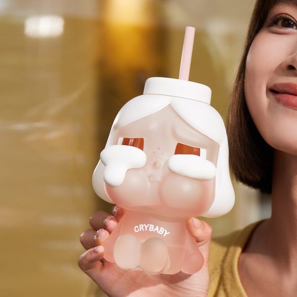 POP MART CRYBABY Crying Again Series - Plush Straw Cup - Image 3