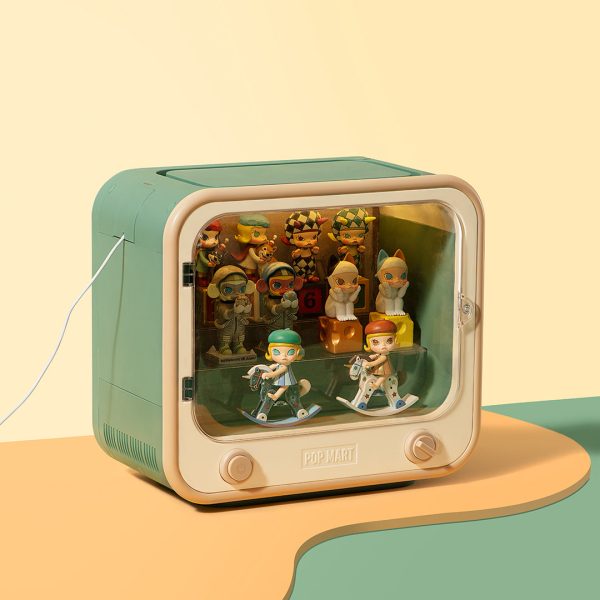 POP MART TV Set Luminous Display Box Container - Molly Anniversary Statues Classical Retro - Image 3