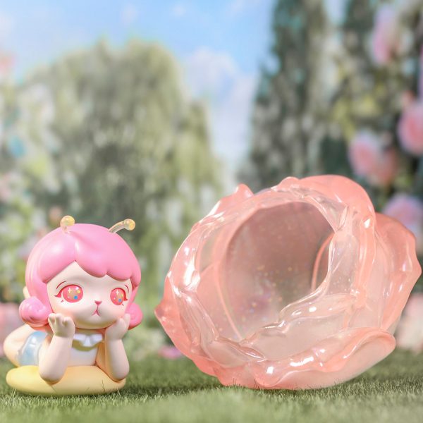 POP MART Bunny Elf in Flower Bud Figurine - Image 3
