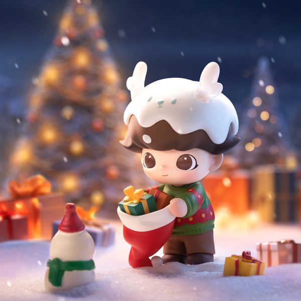 [Buy 3 Blind Boxes to Purchase] POP MART Dimoo Christmas Gift 100% Figurine - Image 3