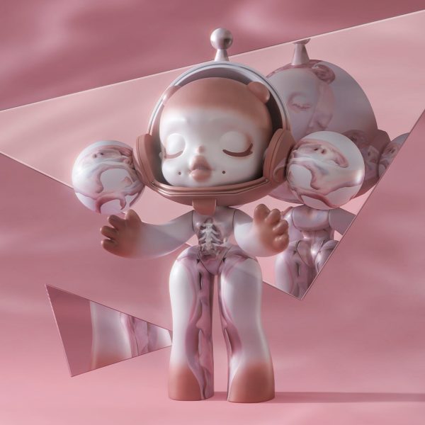 POP MART MEGA α SKULLPANDA 1000% Entangled - Image 3