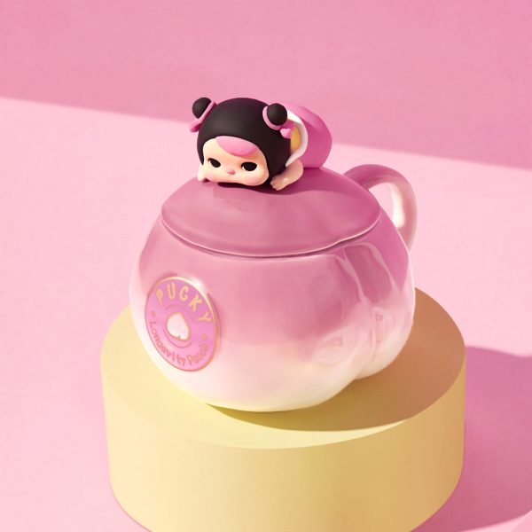 POP MART PUCKY The Feast Series Mug Cup with Cover - Image 3
