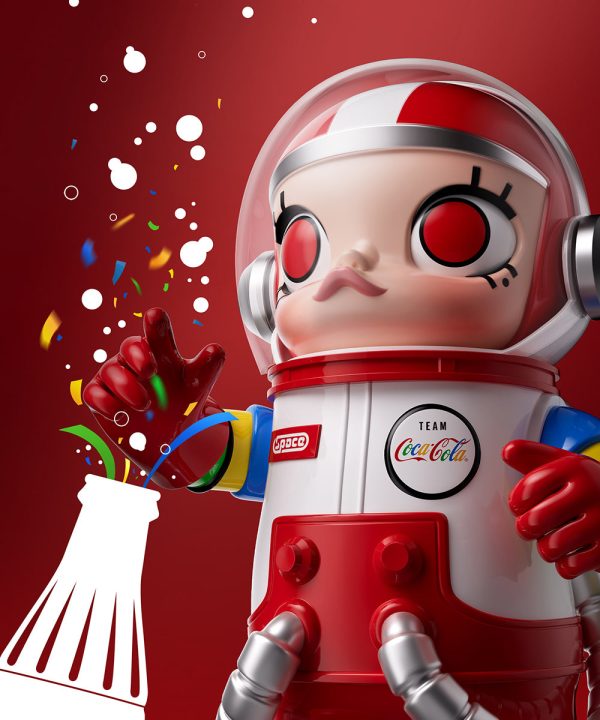POP MART MEGA Space Molly 400% TEAM COCA-COLA - Image 3