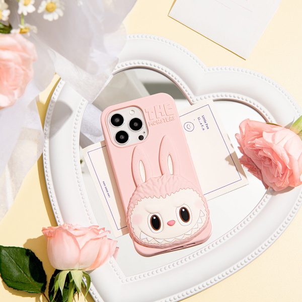 POP MART The Monsters LABUBU iPhone Case – Pink - Image 3