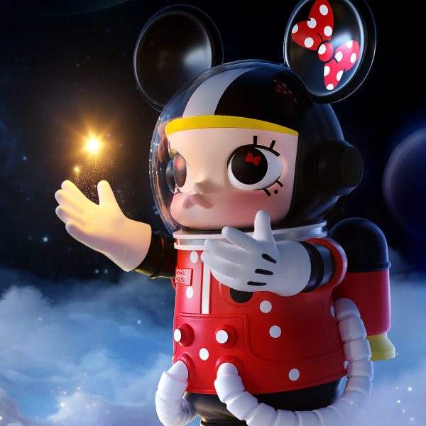 POP MART MEGA Space Molly 1000% Mickey & Minnie - Image 5