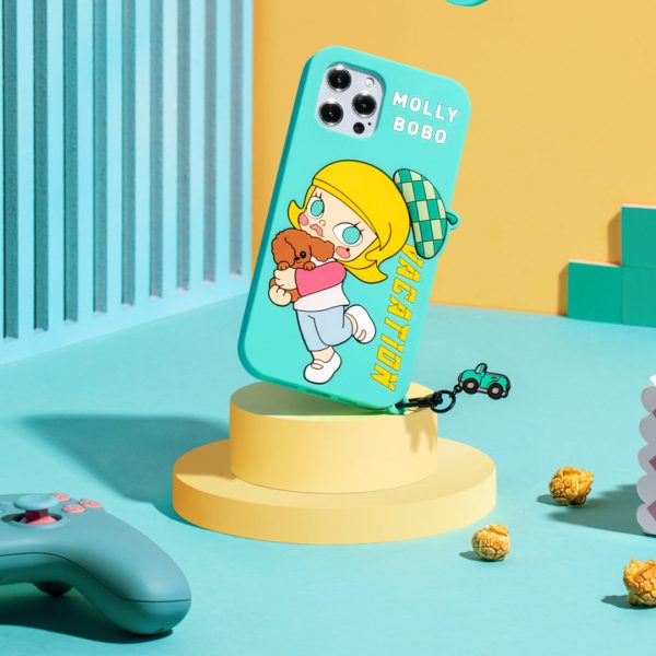 POP MART Molly Car Car Phone Case for iPhone 13 Series - Image 3