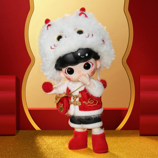 POP MART DIMOO Fortune Cat BJD Action Figure Doll - Image 4