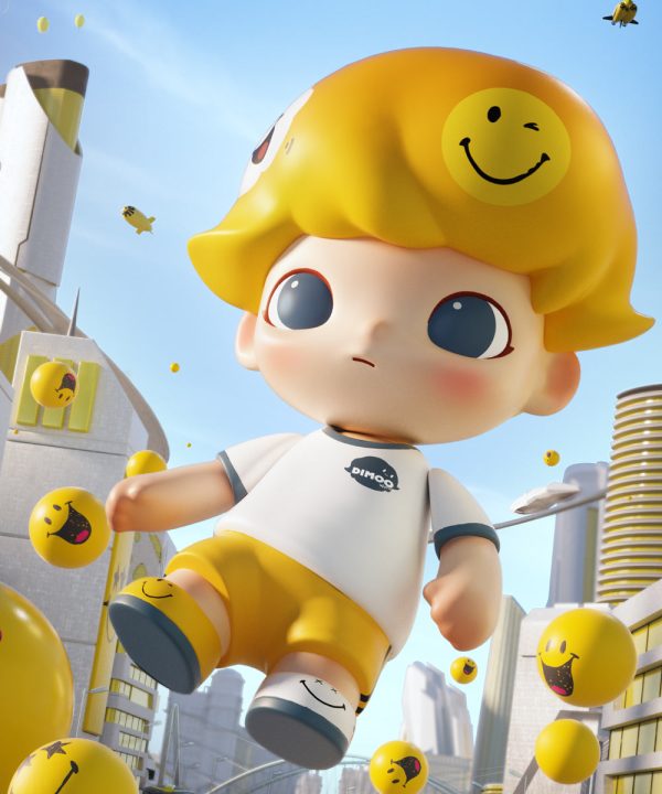 POP MART MEGA JUST DIMOO 1000% x SmileyWorld - Image 3