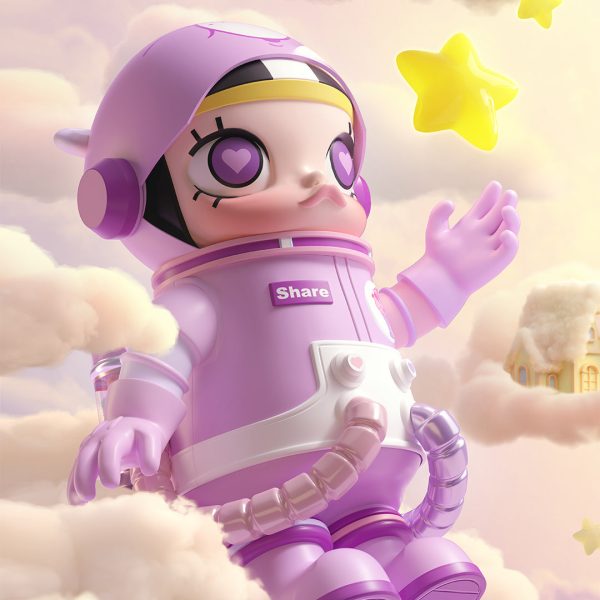 POP MART MEGA Space Molly 400%+100% Combo Share Bear - Image 4