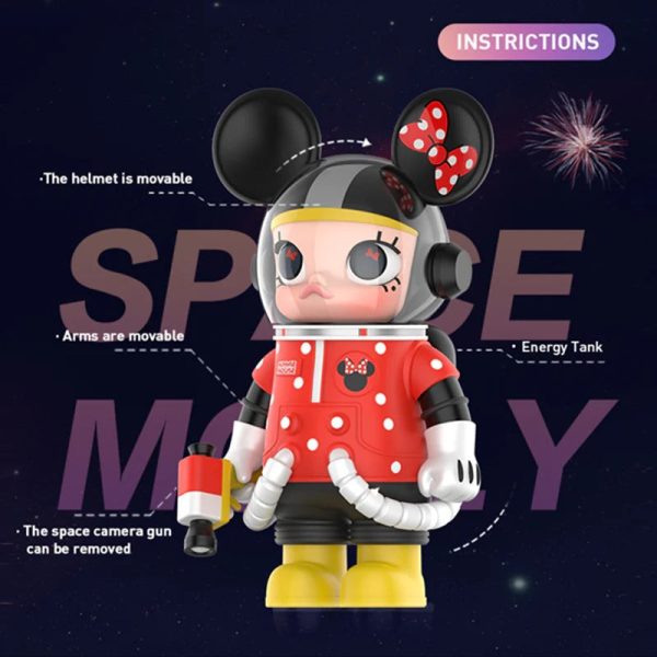POP MART MEGA Space Molly 400% Mickey & Minnie - Image 6