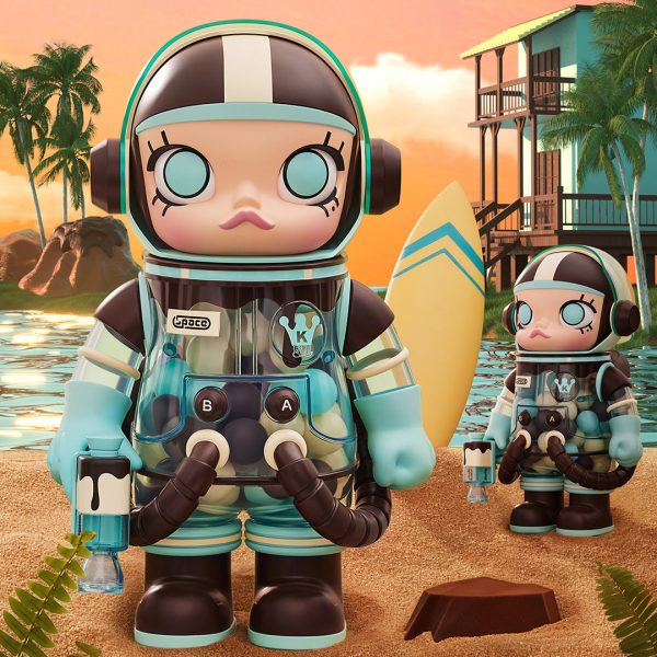 POP MART MEGA Space Molly 1000% Mint Chocolate - Image 3