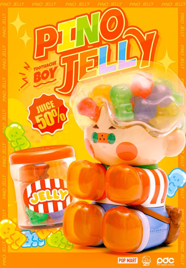 POP MART Pino Jelly Toothache Boy 200% Figurine - Image 4