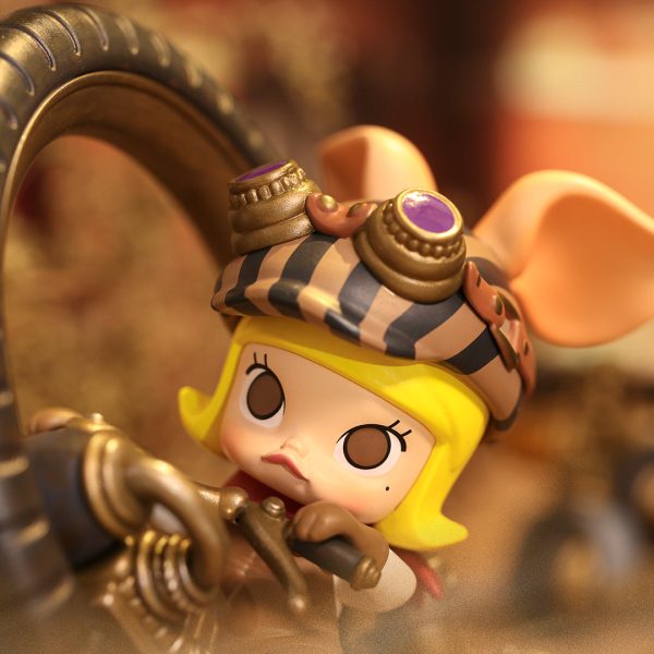 POP MART MOLLY Steam Punk Piggy Bike 100% Figurine - Image 3