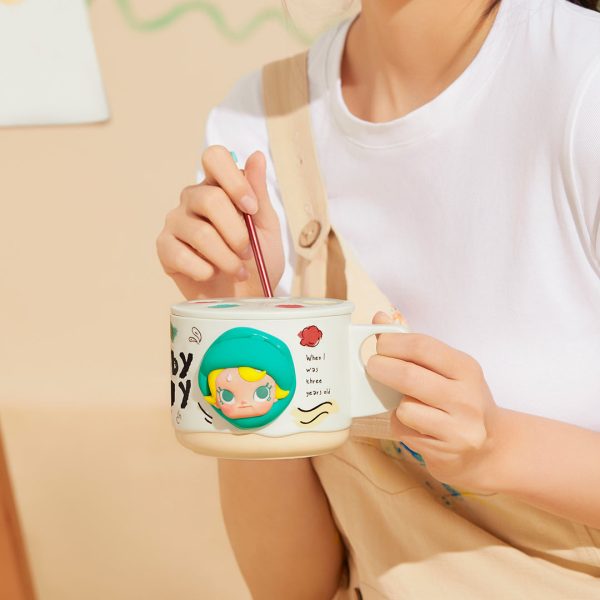 POP MART Baby Molly When I Was Three Series Mug Cup with Cover - Image 3
