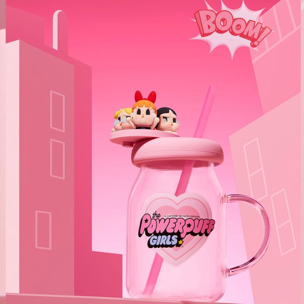 POP MART Crybaby × The Powerpuff Girls Series Straw Cup - Image 3