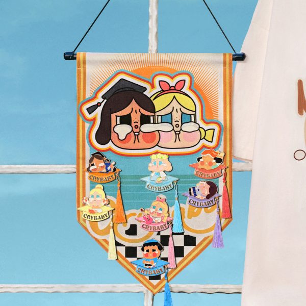 POP MART Crybaby Sunset Concert Series Badge Flag - Image 3