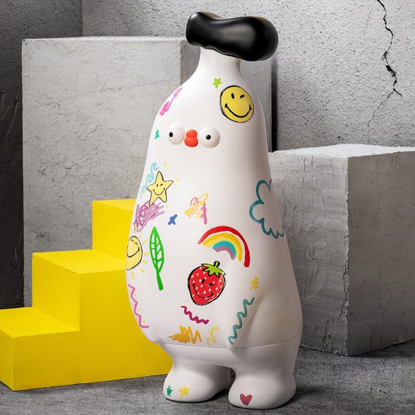 POP MART MEGA Flabjacks 1000% Banana Boo x SmileyWorld - Image 3