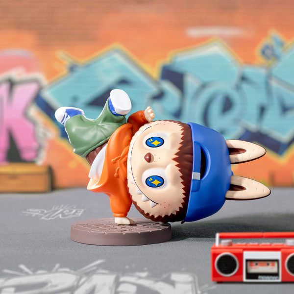 POP MART The Monsters LABUBU Hip-hop Girl 100% Figurine - Image 3