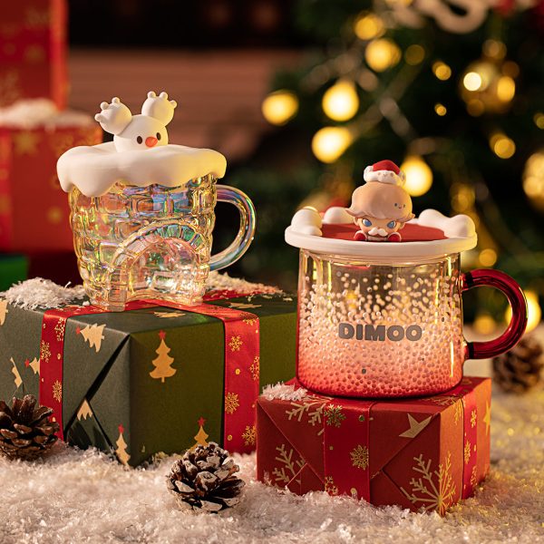 POP MART Dimoo Letters from Snowman Series - Stackable Cup Set - Image 2