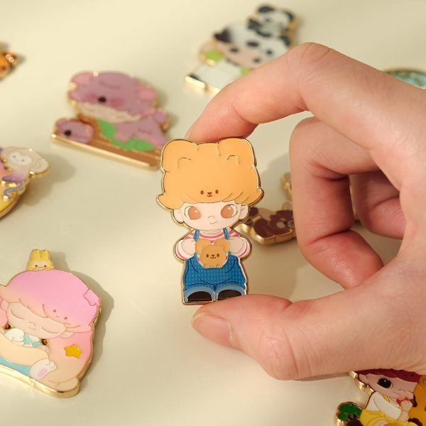 POP MART Dimoo Animal Kingdom Series Enamel Pin Badge Blind Box - Image 2