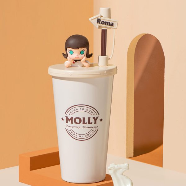 POP MART Molly Imaginary Wandering Series Straw Cup - Image 3