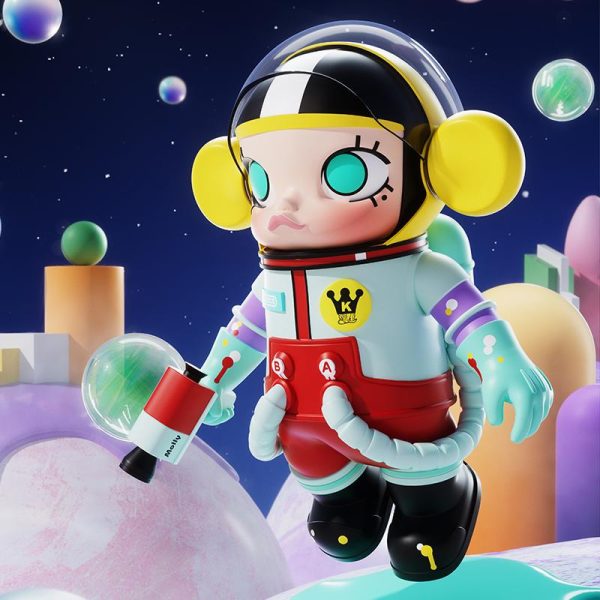 POP MART MEGA Space Molly 1000% Little Painter - Image 4