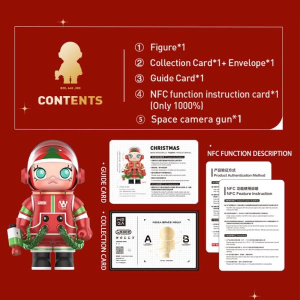 POP MART MEGA Space Molly 1000% Christmas - Image 7
