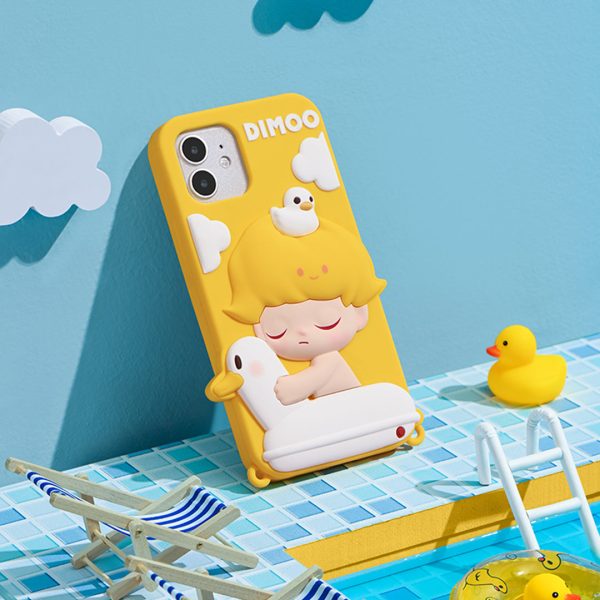 POP MART Dimoo Pets Vacation Phone Case for iPhone 13 Series - Image 3