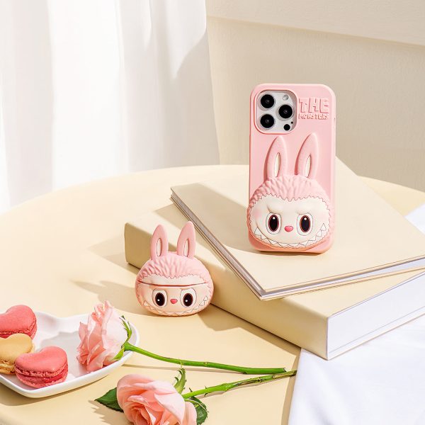 POP MART The Monsters LABUBU AirPods Pro Case - Pink - Image 4