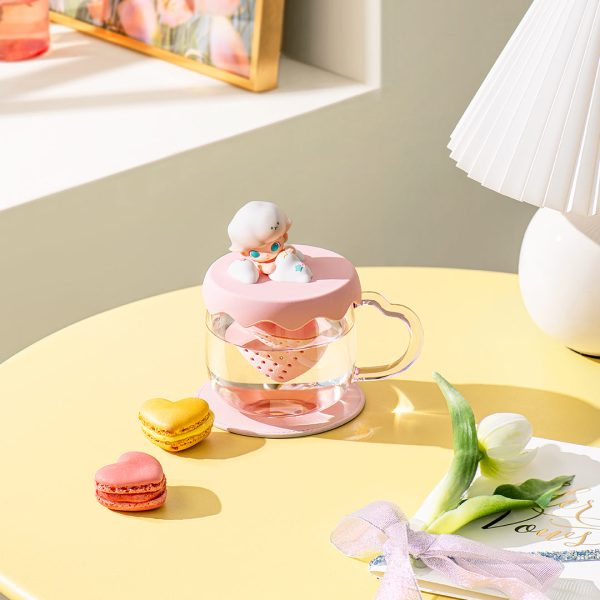 POP MART Dimoo Always by Your Side Glass Cup with Cover - Image 4