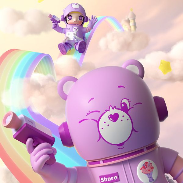 POP MART MEGA Space Molly 400%+100% Combo Share Bear - Image 3