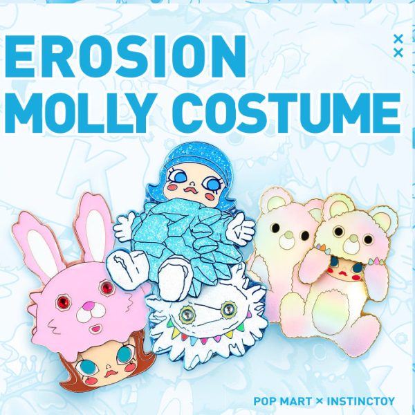 POP MART Molly x Instinctoy Enamel Pin Badge - Image 3