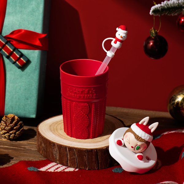 POP MART The Monsters Let-s Christmas Series Straw Cup - Image 4