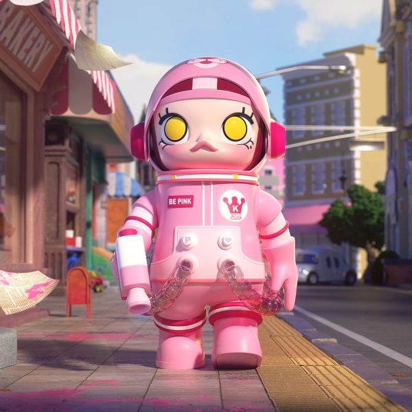 POP MART MEGA Space Molly 400% Pink Panther - Image 2