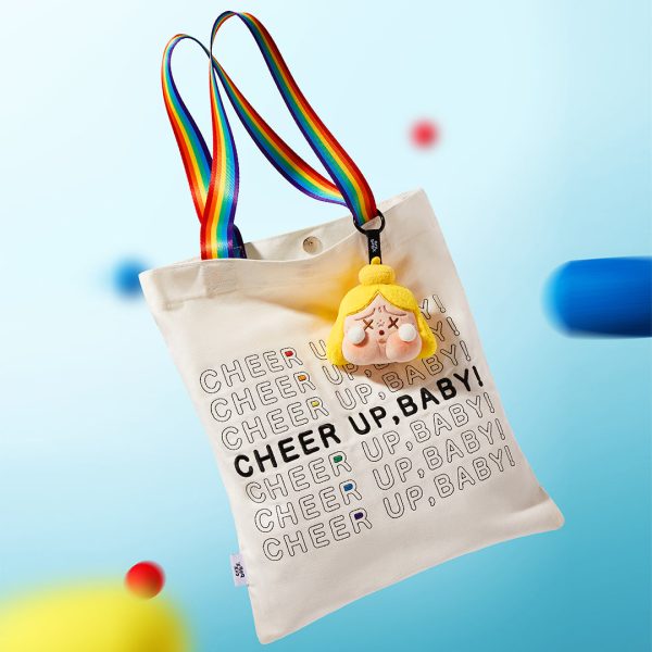 POP MART CRYBABY Cheer Up. Baby! Series Tote Bag - Image 5