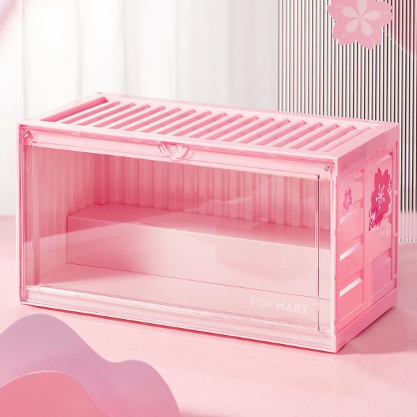 POP MART LED Luminous Display Box Container - Pucky Cherry Blossom (Pink) - Image 4