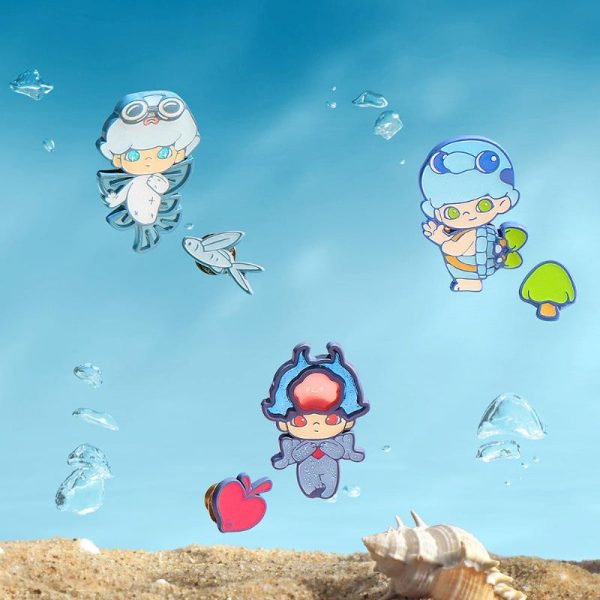 POP MART Dimoo Aquarium Series Enamel Pin Badge Blind Box - Image 2