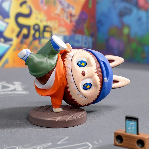 POP MART The Monsters LABUBU Hip-hop Girl 100% Figurine - Image 4