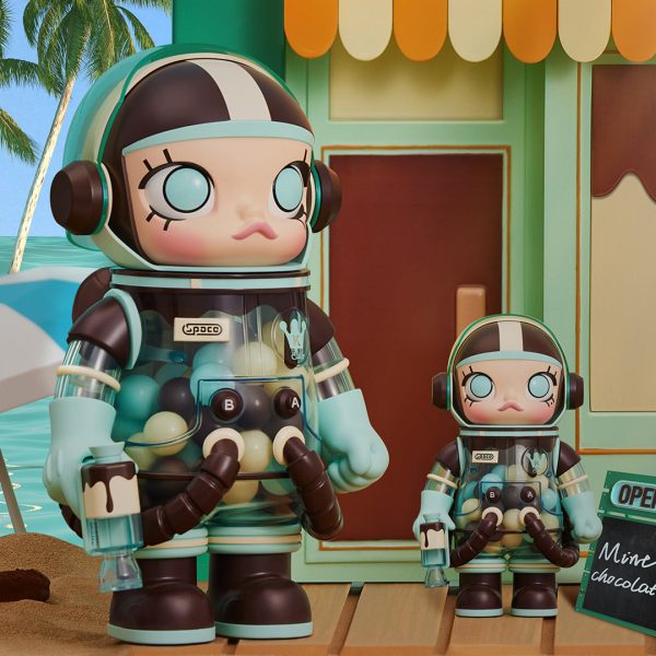 POP MART MEGA Space Molly 1000% Mint Chocolate - Image 2