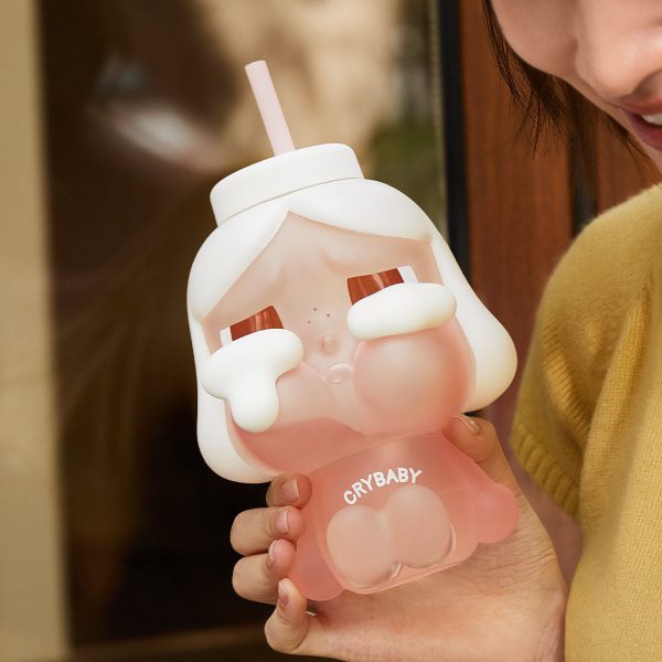 POP MART CRYBABY Crying Again Series - Plush Straw Cup - Image 4