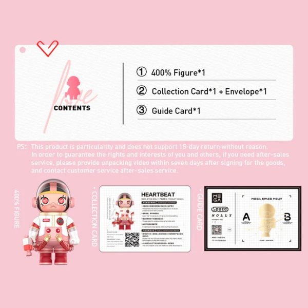 POP MART MEGA Space Molly 400% Heartbeat - Image 10