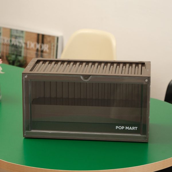 POP MART LED Luminous Display Box Container - Pucky Rabbit Cafe (Coffee Brown) - Image 4