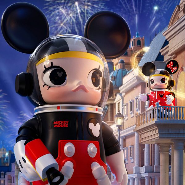 POP MART MEGA Space Molly 1000% Mickey & Minnie - Image 4