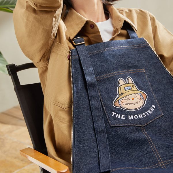 POP MART The Monsters LABUBU Fall in Wild Denim Tote Bag/Apron - Image 4