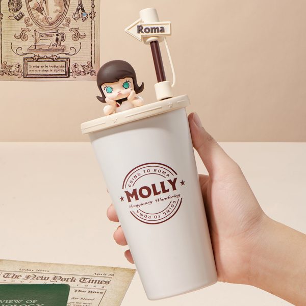 POP MART Molly Imaginary Wandering Series Straw Cup - Image 4