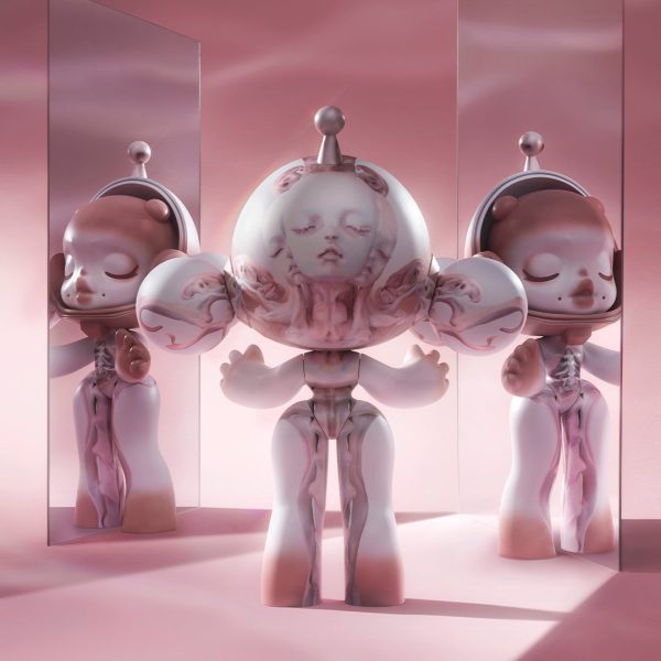 POP MART MEGA α SKULLPANDA 1000% Entangled - Image 4