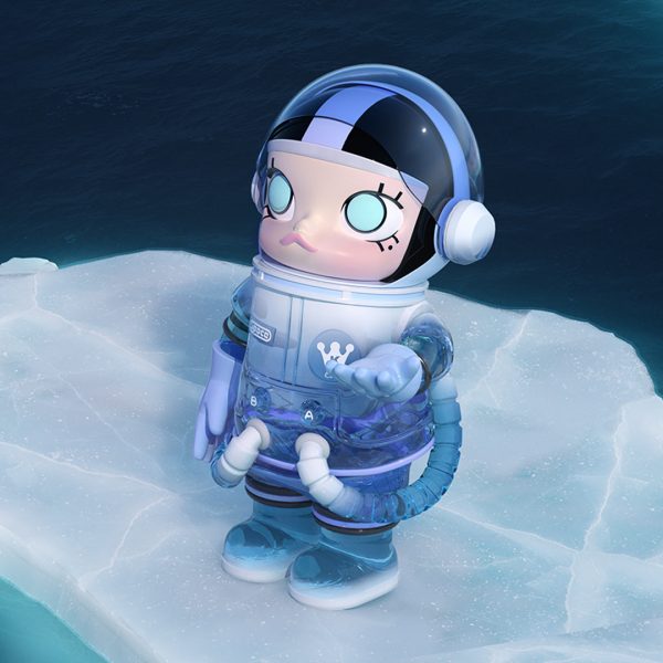 POP MART MEGA Space Molly 1000% Glacier - Image 2